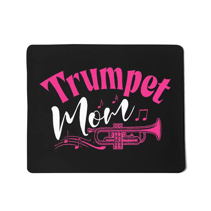 Trumpet Mom Marching Band For Mother Mama Player Mousepad