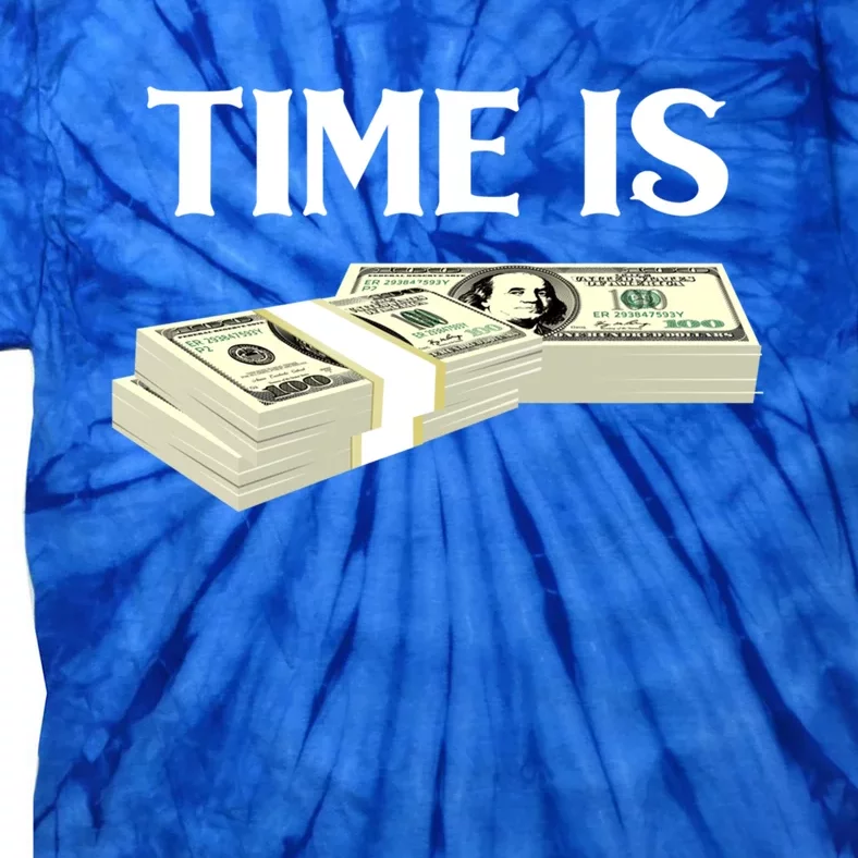 Time Money Millionaire Business Cryptocurrency Investing Gift Tie-Dye T-Shirt