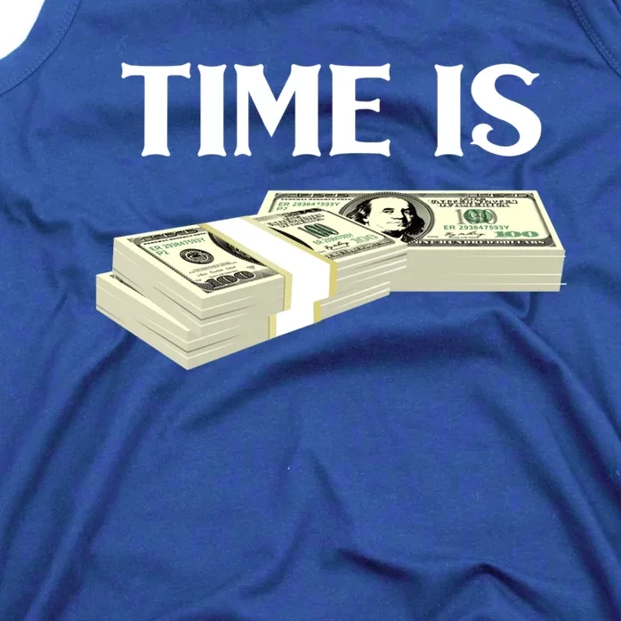 Time Money Millionaire Business Cryptocurrency Investing Gift Tank Top