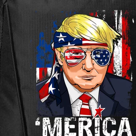 Trump Merica Murica 4th Of July City Backpack