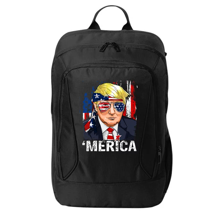 Trump Merica Murica 4th Of July City Backpack