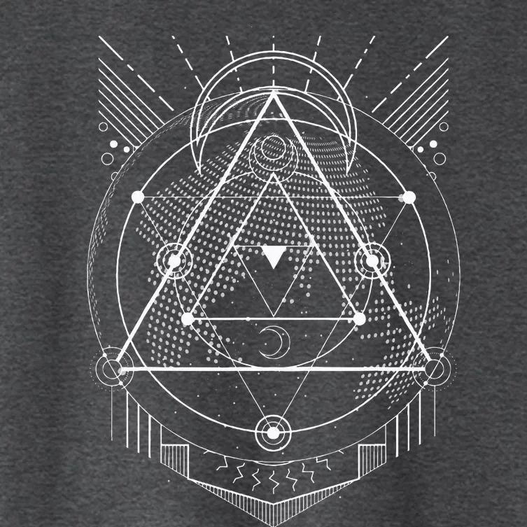 The Mighty Metatron Sacred Geometry Gift Women's Crop Top Tee