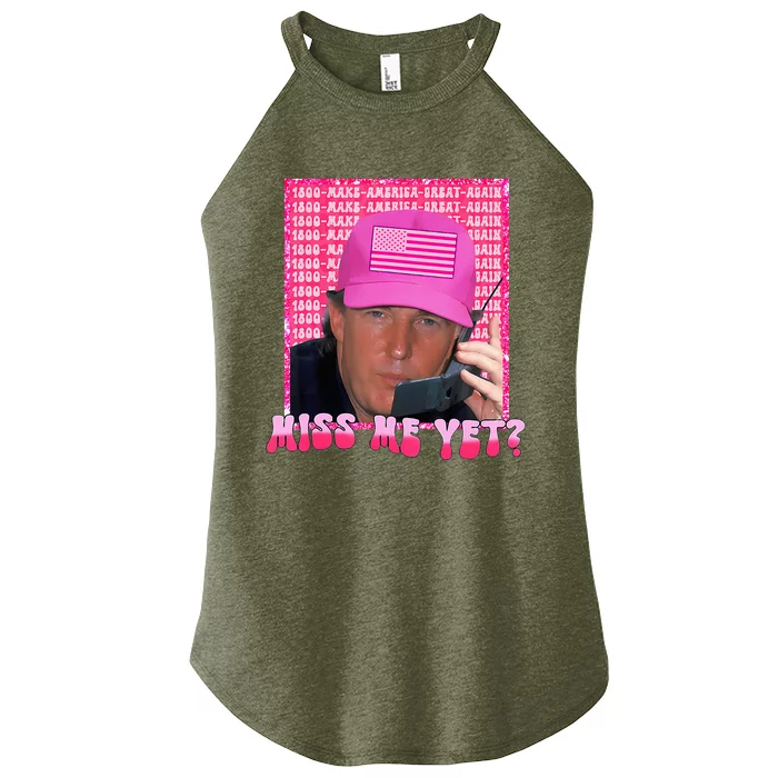 Trump Miss Me Yet Trump 2024 President 2024 Women’s Perfect Tri Rocker Tank