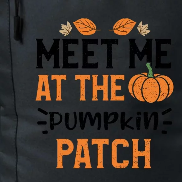 Thanksgiving: Meet Me At The Pumpkin Patch Pumpkin Gift Daily Commute Backpack