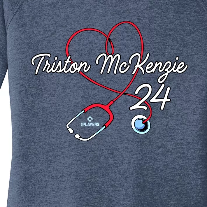 Triston Mckenzie Mlbpa Medical Student Doctor Baseball Fan Gift Women's Perfect Tri Tunic Long Sleeve Shirt