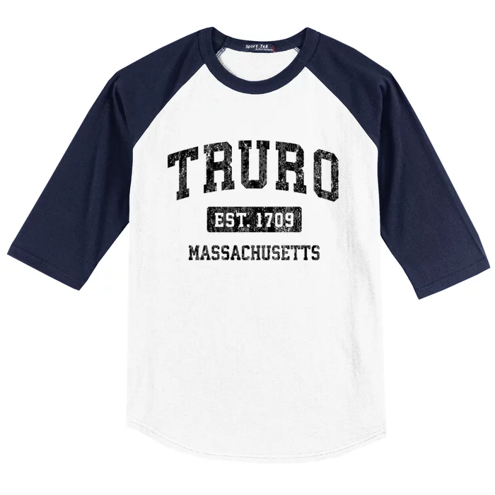 Truro Massachusetts Ma Vintage Sports Baseball Sleeve Shirt