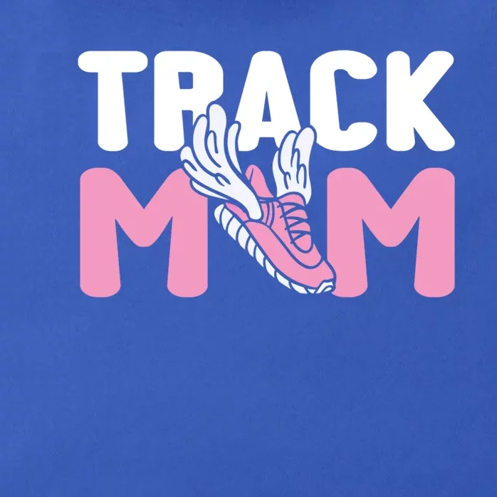 Track Mom Marathon Sprinting Athletics Runner Mother Gift Zip Tote Bag