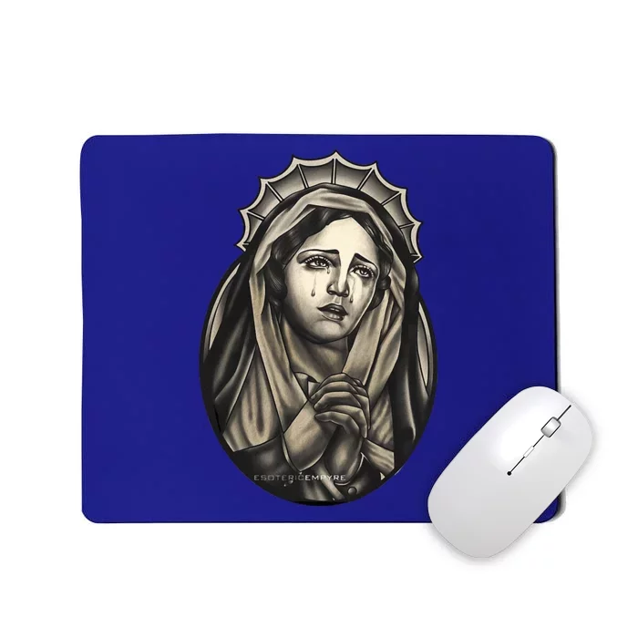 Tattoo Mother Mary Mother of God Mousepad