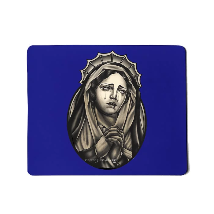 Tattoo Mother Mary Mother of God Mousepad