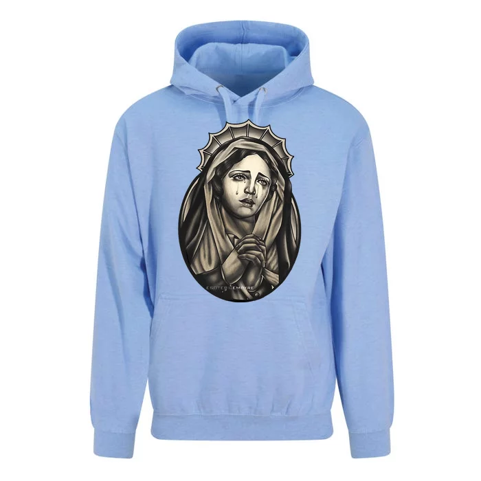 Tattoo Mother Mary Mother of God Unisex Surf Hoodie