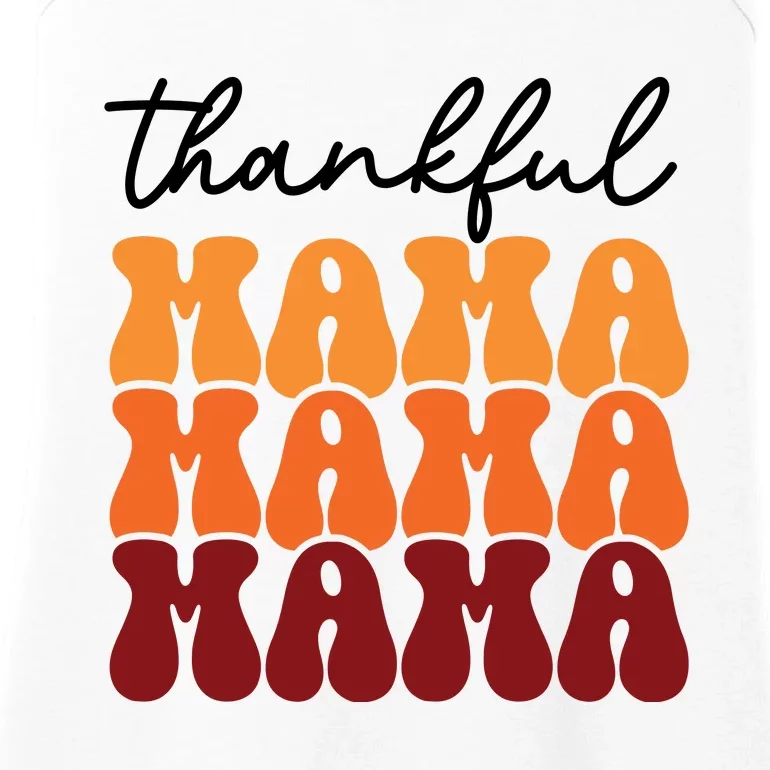 Thankful Mama Mama Mama Ladies Essential Tank