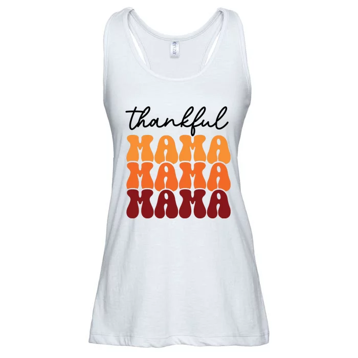 Thankful Mama Mama Mama Ladies Essential Flowy Tank