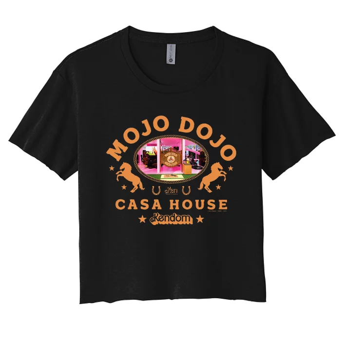 The Movie Mojo Dojo Casa House Western Women's Crop Top Tee