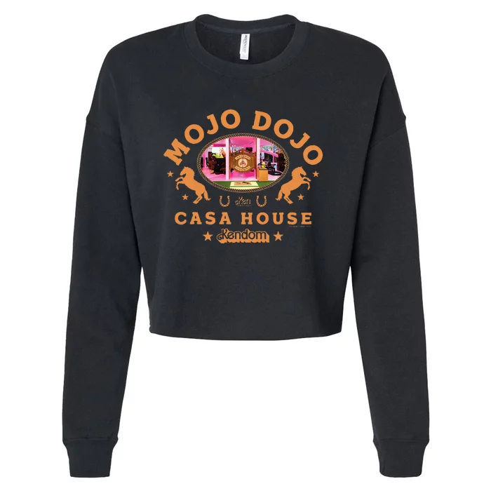 The Movie Mojo Dojo Casa House Western Cropped Pullover Crew