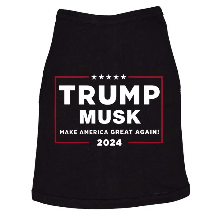 Trump Musk Make America Great Again 2024 Doggie Tank