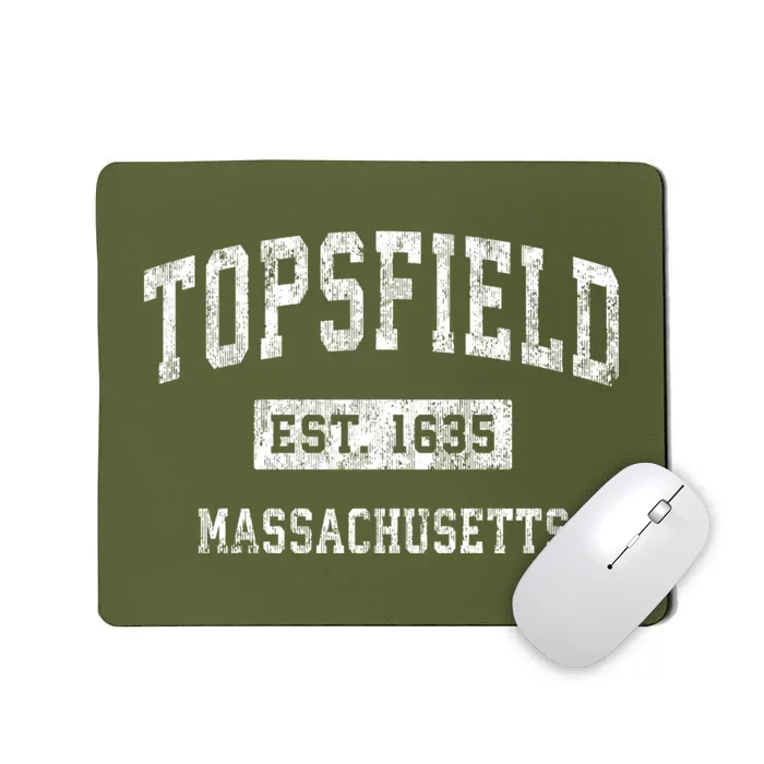 Topsfield Massachusetts Ma Vintage Sports Mousepad