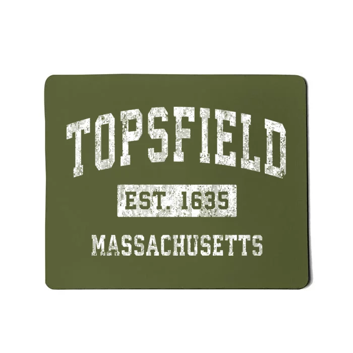 Topsfield Massachusetts Ma Vintage Sports Mousepad