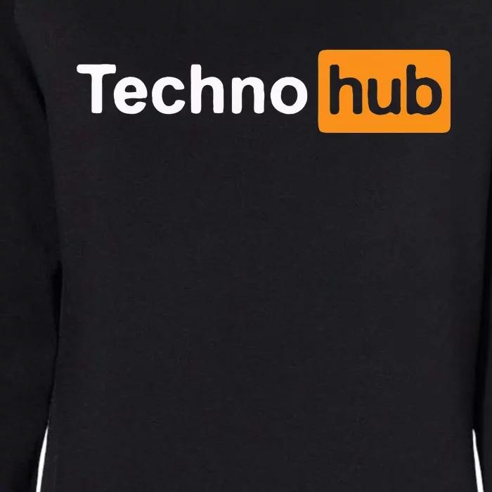 Techno Music Minimal Hard Clubbing Funny Festival Hub Dj Womens California Wash Sweatshirt