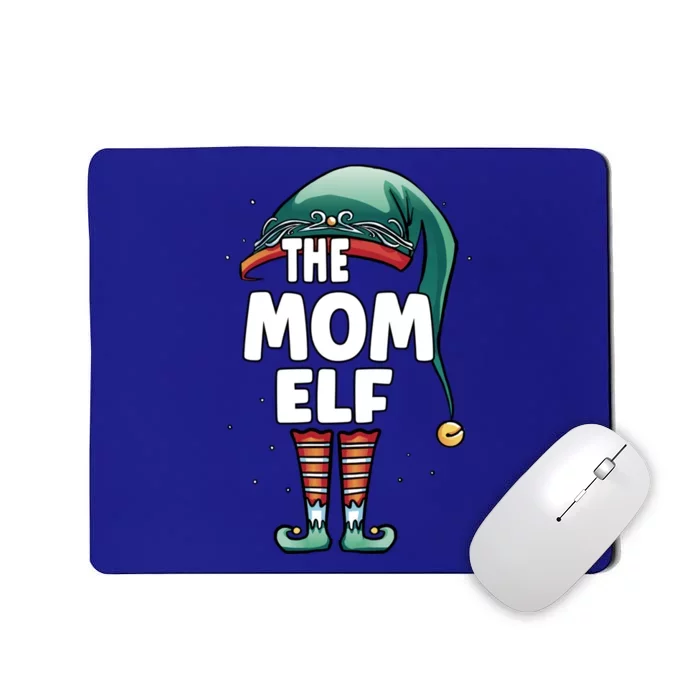 The Mom Mother Elf Partner Look Family Outfit Christmas Funny Gift Mousepad