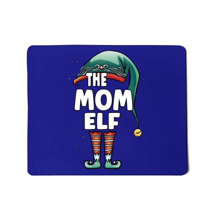 The Mom Mother Elf Partner Look Family Outfit Christmas Funny Gift Mousepad