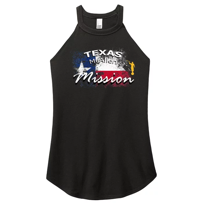 Texas Mcallen Mormon Lds Mission Missionary Women’s Perfect Tri Rocker Tank