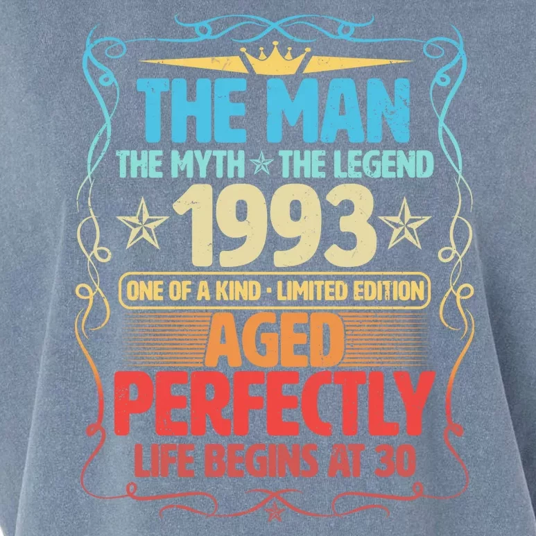 The Man Myth Legend 1993 Aged Perfectly 30th Birthday Garment-Dyed Women's Muscle Tee