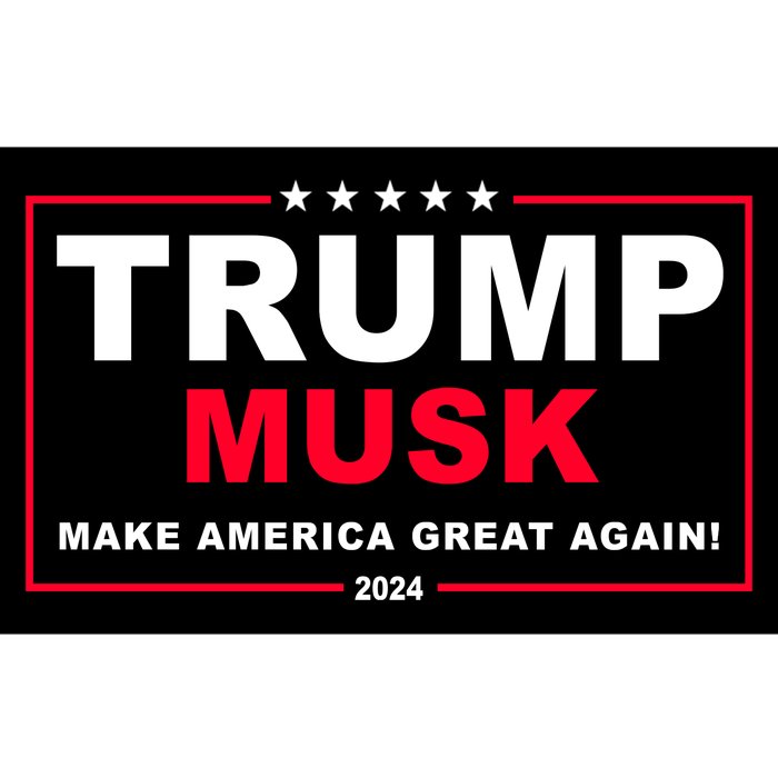 Trump Musk Make America Great Again 2024 Election Bumper Sticker