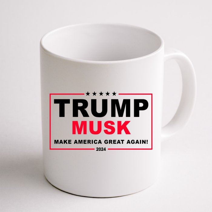 Trump Musk Make America Great Again 2024 Election Front & Back Coffee Mug