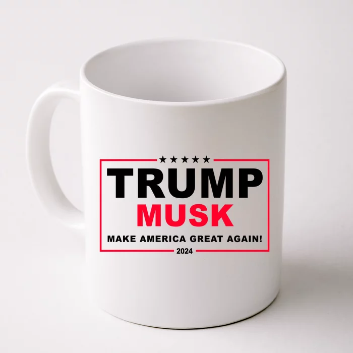 Trump Musk Make America Great Again 2024 Election Front & Back Coffee Mug