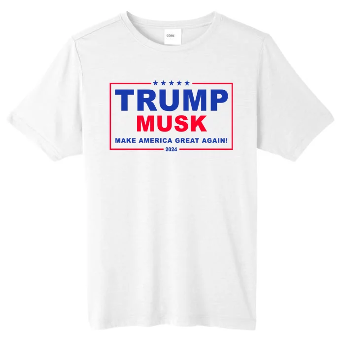 Trump Musk Make America Great Again 2024 Political ChromaSoft Performance T-Shirt