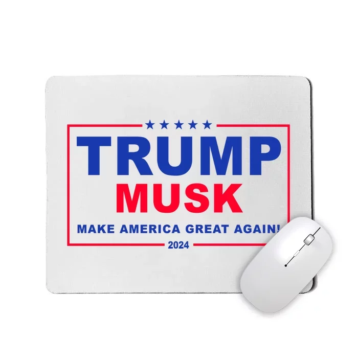 Trump Musk Make America Great Again 2024 Political Mousepad