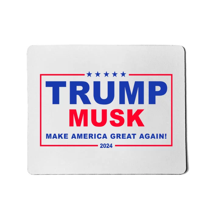 Trump Musk Make America Great Again 2024 Political Mousepad