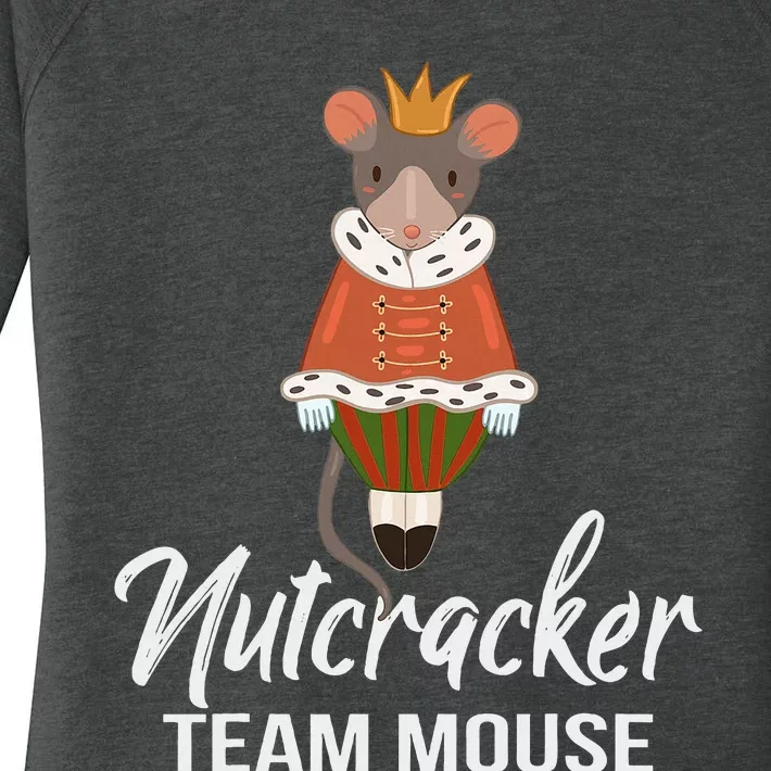 Team Mouse Nutcracker Christmas Dance Funny Soldier Women's Perfect Tri Tunic Long Sleeve Shirt