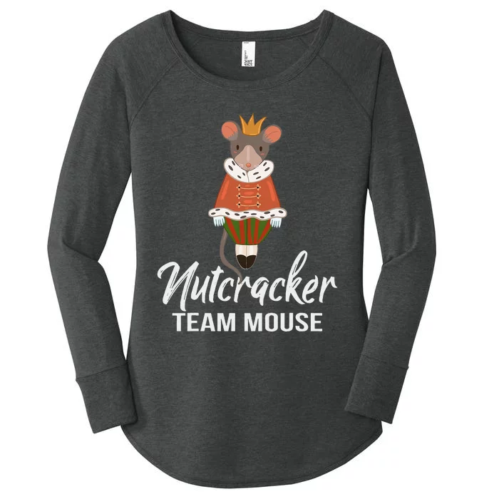 Team Mouse Nutcracker Christmas Dance Funny Soldier Women's Perfect Tri Tunic Long Sleeve Shirt