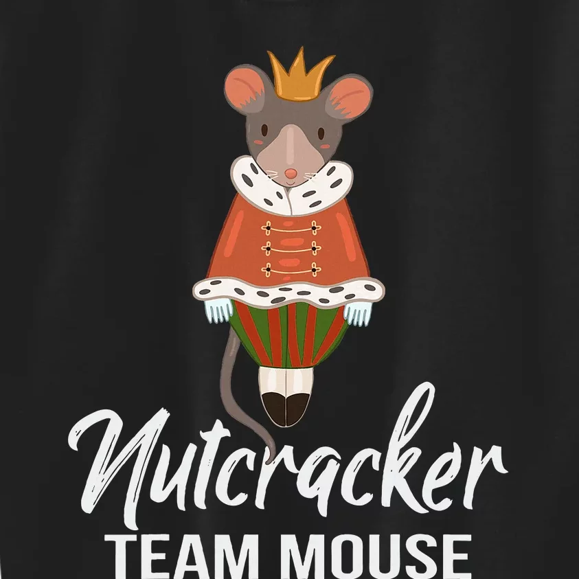 Team Mouse Nutcracker Christmas Dance Funny Soldier Kids Sweatshirt