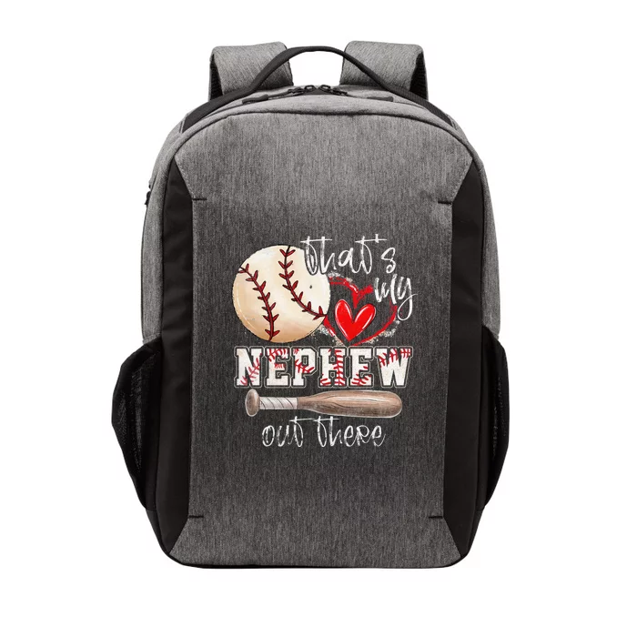 That's My Nephew Out There Baseball Aunt Auntie Mothers Day Vector Backpack