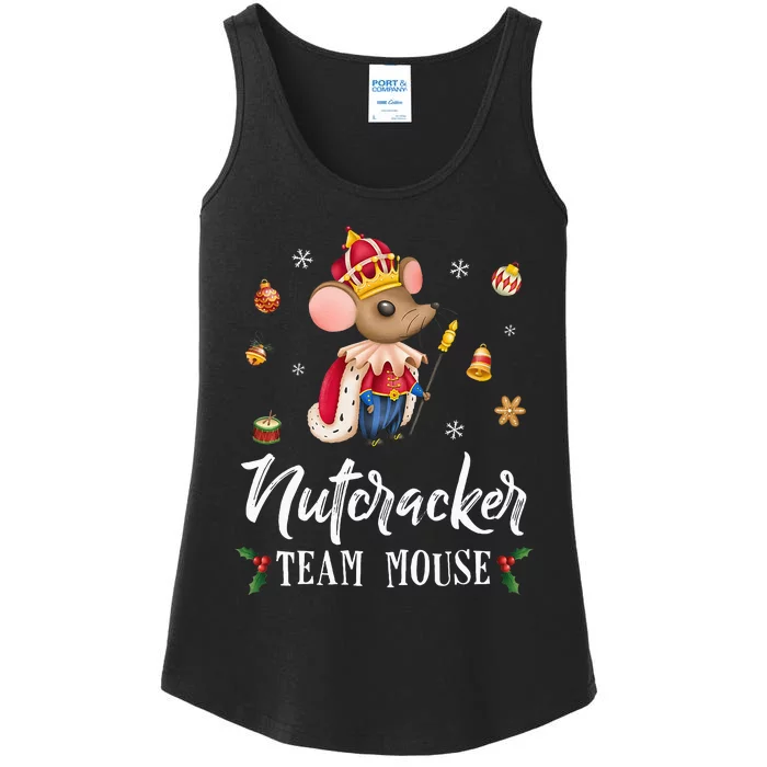 Team Mouse Nutcracker Christmas Dance Soldier Ladies Essential Tank