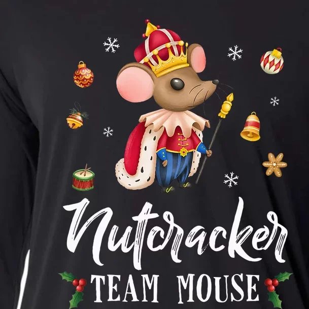 Team Mouse Nutcracker Christmas Dance Soldier Cooling Performance Long Sleeve Crew