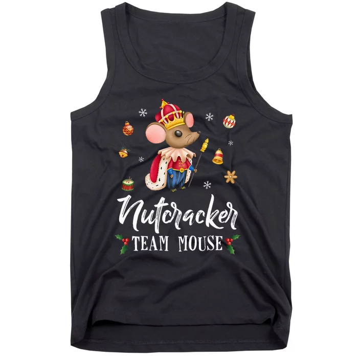 Team Mouse Nutcracker Christmas Dance Soldier Tank Top