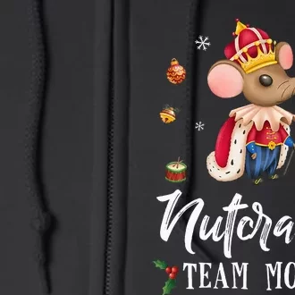 Team Mouse Nutcracker Christmas Dance Soldier Full Zip Hoodie