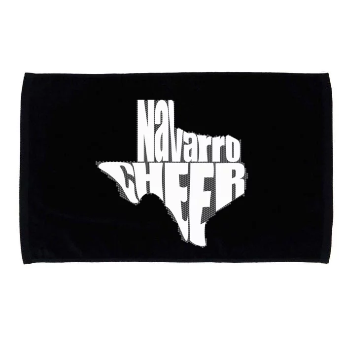 Texas Map Navarro Cheer Apparel Gift Navarro Cheer Gift Microfiber Hand Towel