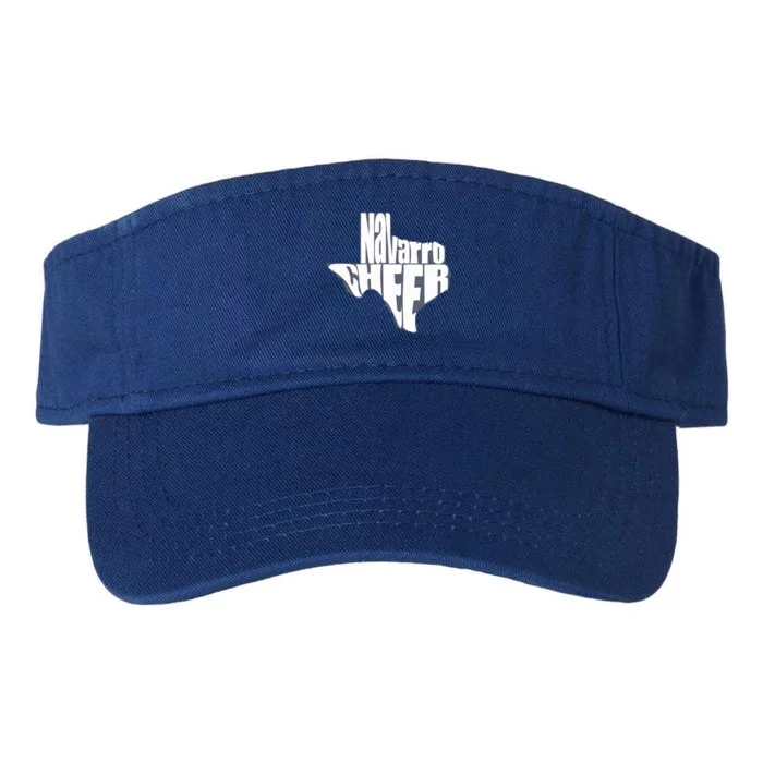 Texas Map Navarro Cheer Apparel Gift Navarro Cheer Gift Valucap Bio-Washed Visor