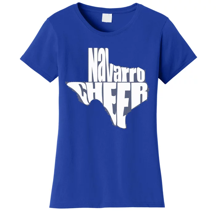 Texas Map Navarro Cheer Apparel Gift Navarro Cheer Gift Women's T-Shirt