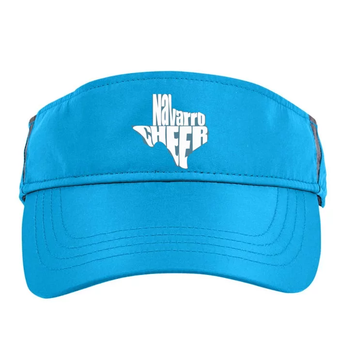 Texas Map Navarro Cheer Apparel Gift Navarro Cheer Gift Adult Drive Performance Visor