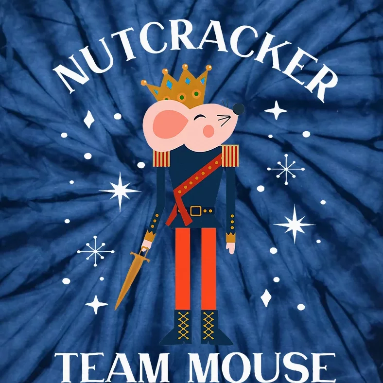 Team Mouse Nutcracker Christmas Dance Funny Soldier Tie-Dye T-Shirt