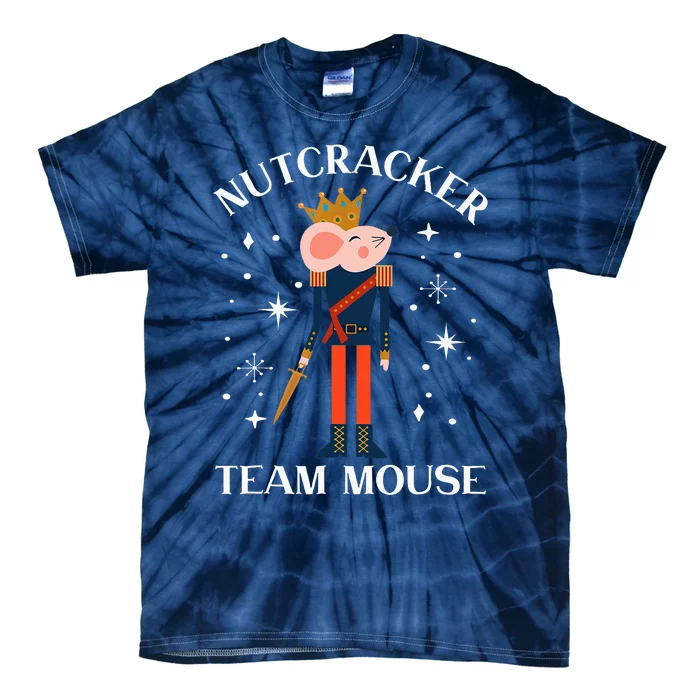 Team Mouse Nutcracker Christmas Dance Funny Soldier Tie-Dye T-Shirt