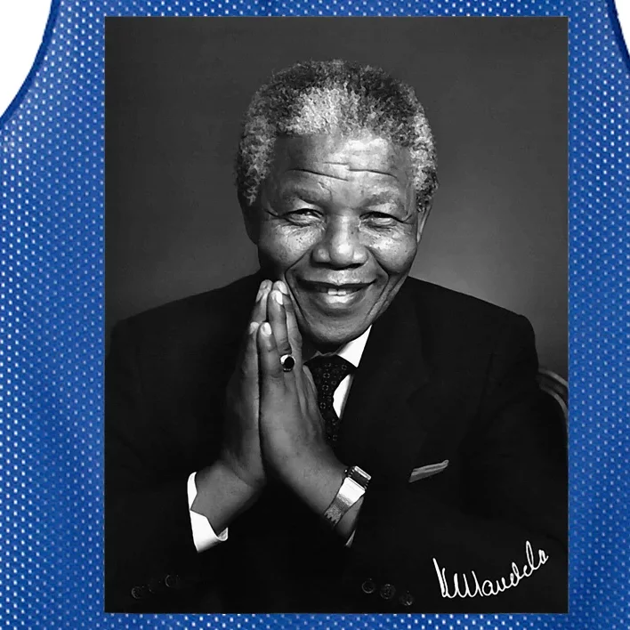 Tata Madiba Nelson Mandela Signature Collection Mesh Reversible Basketball Jersey Tank