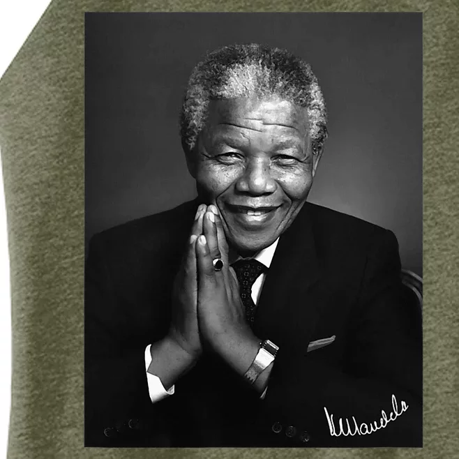 Tata Madiba Nelson Mandela Signature Collection Women’s Perfect Tri Rocker Tank