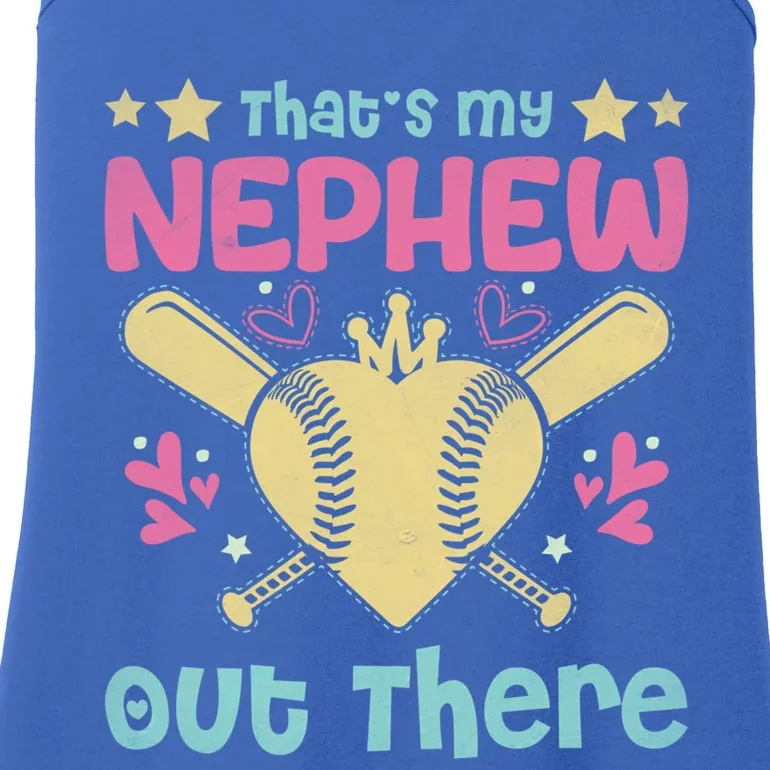 ThatS My Nephew Out There Baseball Aunt Auntie MotherS Day Gift Ladies Essential Tank