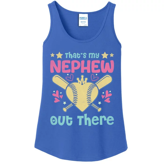 ThatS My Nephew Out There Baseball Aunt Auntie MotherS Day Gift Ladies Essential Tank